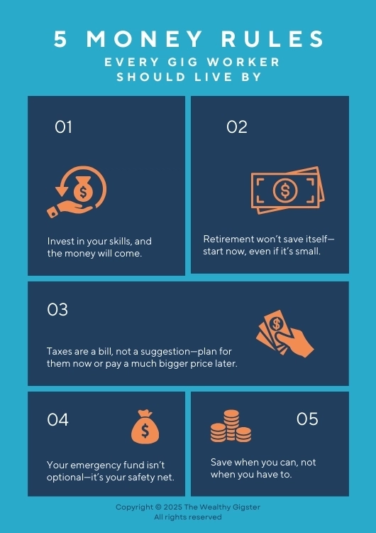 5 Money Rules - Gig Money Management for Gig Workers